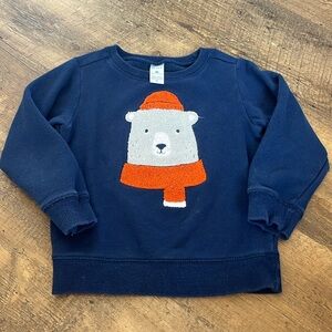 Carter’s Winter/Christmas sweatshirt bear size 4t